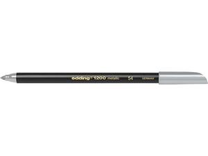 Μαρκαδόρος ανεξίτηλος EDDING 1200 1-3mm ασημί