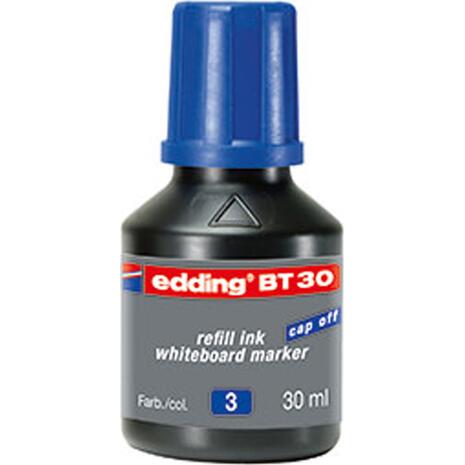 Μελάνι για μαρκαδόρο λευκού πίνακα EDDING BT30 30ml μπλε