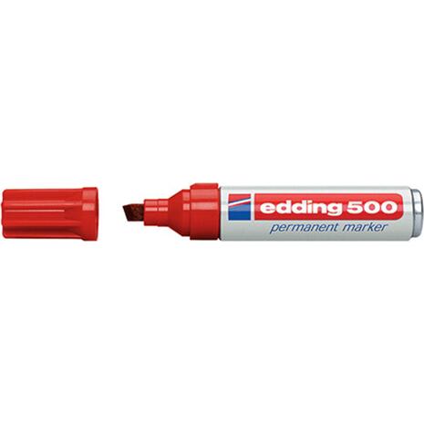 Μαρκαδόρος ανεξίτηλος EDDING 500 2-7mm κόκκινο