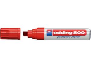 Μαρκαδόρος ανεξίτηλος EDDING 800 4-12mm κόκκινος