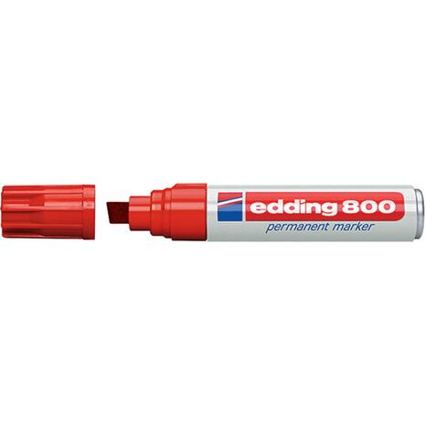 Μαρκαδόρος ανεξίτηλος EDDING 800 4-12mm κόκκινος