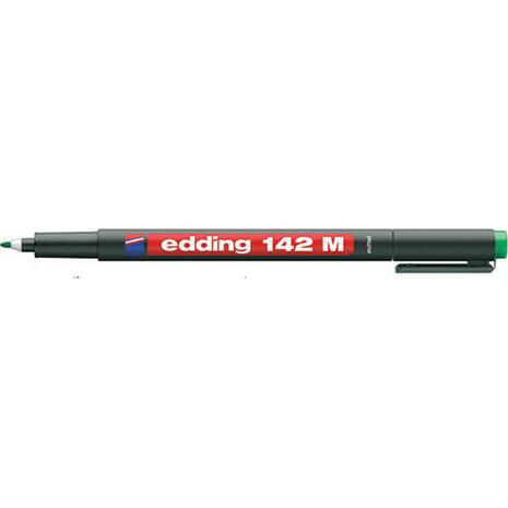 Μαρκαδόρος ανεξίτηλος διαφανειών EDDING 142Μ 1.0mm πράσινος