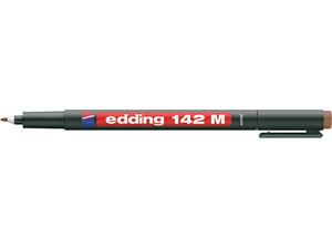 Μαρκαδόρος ανεξίτηλος διαφανειών EDDING 142M 1.0mm καφέ