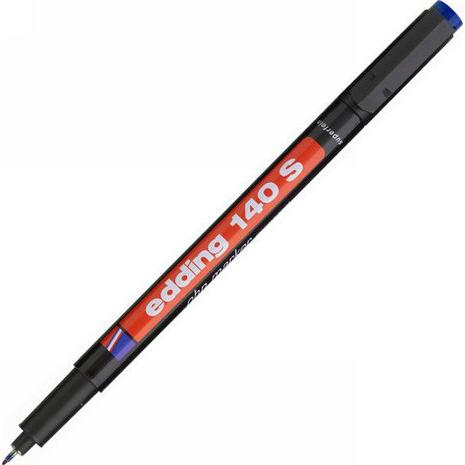 Μαρκαδόρος ανεξίτηλος EDDING διαφανειών 140S 0.3mm μπλε