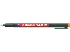 Μαρκαδόρος ανεξίτηλος διαφανειών EDDING 142M 1.0mm πορτοκαλί