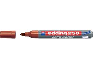 Μαρκαδόρος πίνακα Edding 250 3.00mm καφέ