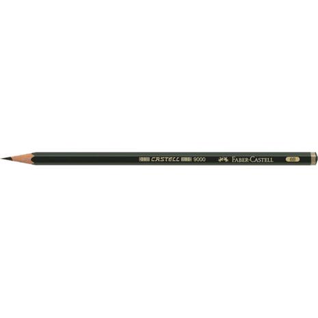 Μολύβι σχεδίου Faber Castell 9000 6B