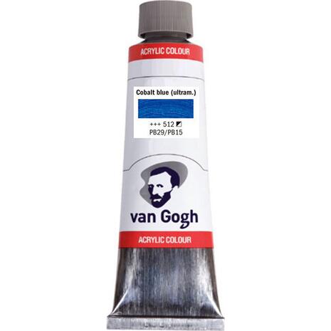 Ακρυλικό χρώμα VAN GOGH No 512 40ml Cobalt Blue (Μπλε)