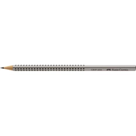 Μολύβι γραφίτη Faber Castell Grip 2001 HB ασημί