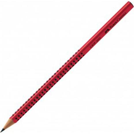 Μολύβι γραφίτη Faber Castell Grip 2001 Β κόκκινο