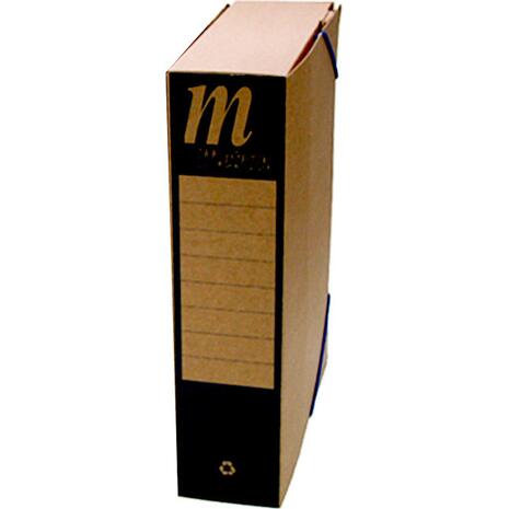 Κουτί αρχειοθέτησης με λάστιχο οικολογικό Metron 25x33x12 cm μαύρο