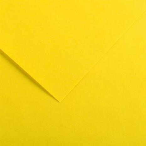 Χαρτί χειροτεχνίας CANSON Colorline 50x70cm 220gr 04 Canary Yellow