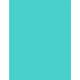 Χαρτί χειροτεχνίας CANSON Colorline 50x70cm 220gr No 25 Turquise Blue