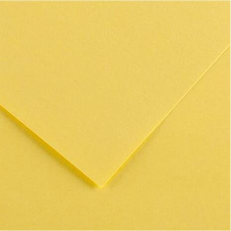Χαρτί χειροτεχνίας CANSON Colorline 50x70cm 220gr No 03 Straw Yellow