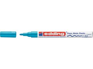 Μαρκαδόρος ανεξίτηλος EDDING 751 1-2mm γαλάζιος