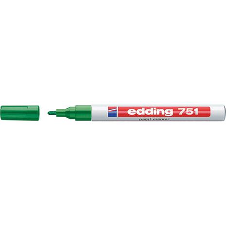 Μαρκαδόρος ανεξίτηλος EDDING 751 1-2mm πράσινος