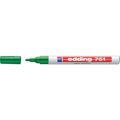 Μαρκαδόρος ανεξίτηλος EDDING 751 1-2mm πράσινος