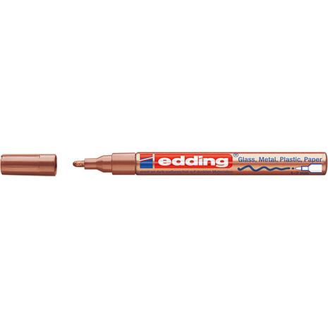 Μαρκαδόρος ανεξίτηλος EDDING 751 1-2mm Bronze