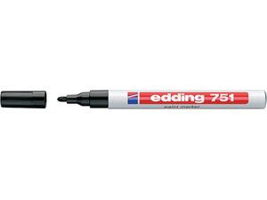 Μαρκαδόρος ανεξίτηλος EDDING 751 1-2mm μαύρος