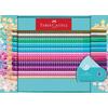 Κασετίνα μεταλλική με ξυλομπογιές FABER CASTELL Sparkl 20 τεμαχίων