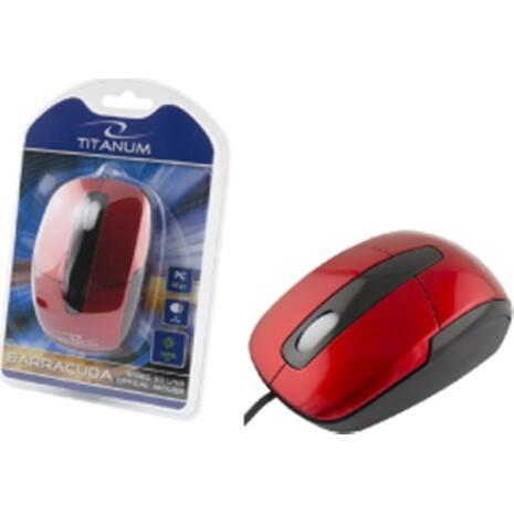 Eνσύρματο ποντίκι Esperanza USB Titanum TM-108R κόκκινο