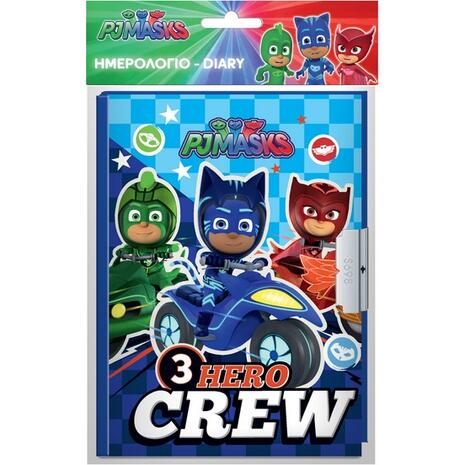 Σημειωματάριο με κλειδαριά PJ MASKS (0484160)