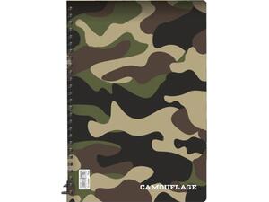 Τετράδιο Σπιράλ Next Camouflage 2 Θεμάτων 21x29cm 140 σελίδες (Διάφορα σχέδια)