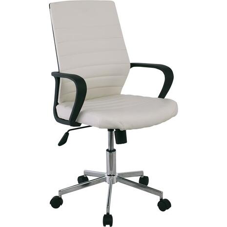 Καρέκλα γραφείου PU Άσπρο BF3100[Ε-00020926] ΕΟ534,1 (White)