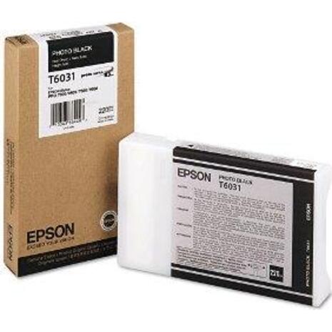 Μελάνι εκτυπωτή EPSON T603100 Photo Black 220ml (C13T603100) (Black)