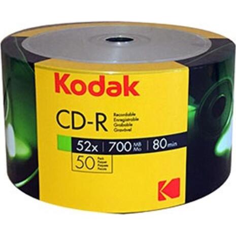 CD-R Kodak 700mb 52x πομπινα (50 τεμαχίων)