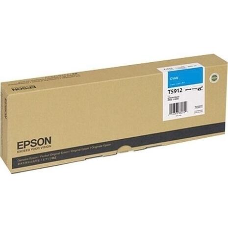 Μελάνι εκτυπωτή Epson T5912 Cyan 700ml (Cyan)