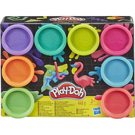 Βαζάκια Πλαστελίνης Sea Rainbow Hasbro Play-Doh (2 Σχέδια)