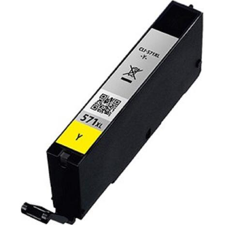 Μελάνι εκτυπωτή Συμβατό CANON CLI-571XL Yellow (Yellow)