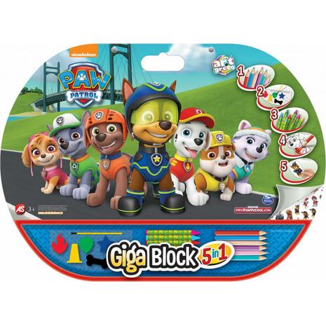 Σετ ζωγραφικής GIGA BLOCK 5 σε 1 Paw Patrol