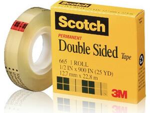 Κολλητική ταινία  SCOTCH double sided 3Μ 12,7mmX22,8m
