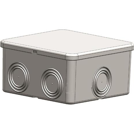 Κουτί στεγανό 80x80x40cm διακλάδωσης Nock- Out COURBI γκρι (32-21040-808)