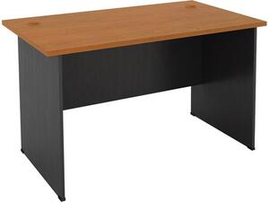 Γραφείο επαγγελματικής χρήσης Grey/Cherry 120x70x74cm [Ε-00020376] ΕΟ124,01] (Cherry)