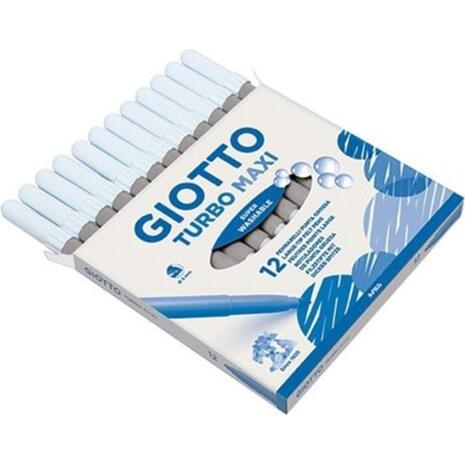 Μαρκαδόροι Giotto Turbo Maxi 5mm μονόχρωμοι γκρί (συσκευασία 12 τεμαχίων) (456025)