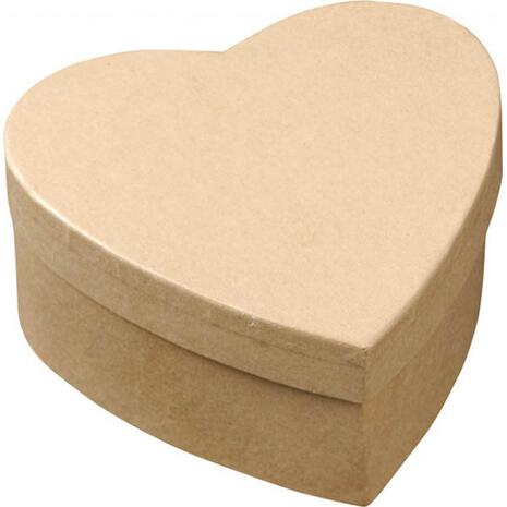 Κουτί χάρτινο οικολογικό καρδιά  EFCO 10X20x17cm.