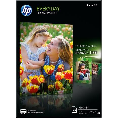 Χαρτί φωτογραφικό HP Semi Glossy Α4 170gr 25 φύλλα (Q5451)