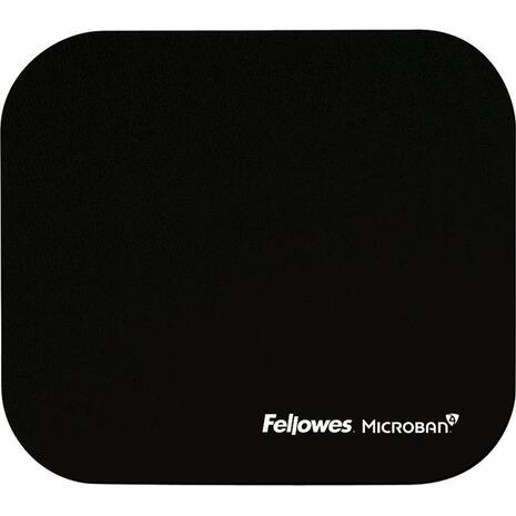 Mousepad Fellowes Microban μαύρο 22x20cm (5933907)