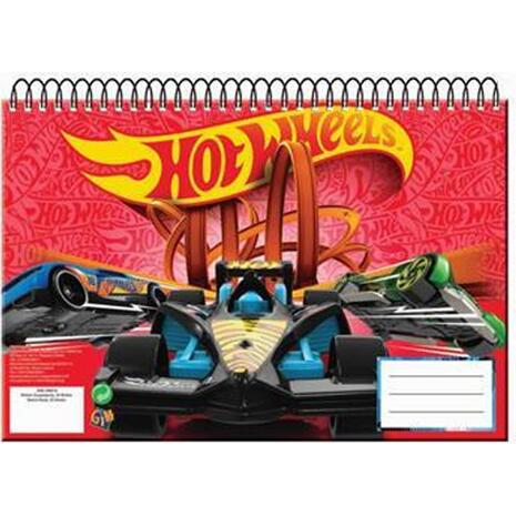 Μπλοκ Ζωγραφικής GIM Α4 30 φύλλων Hot Wheels (349-24413)