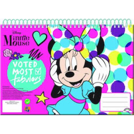Μπλοκ Ζωγραφικής GIM Α4 30 φύλλων Minnie Mouse Voted Most Fabulous (340-51413)