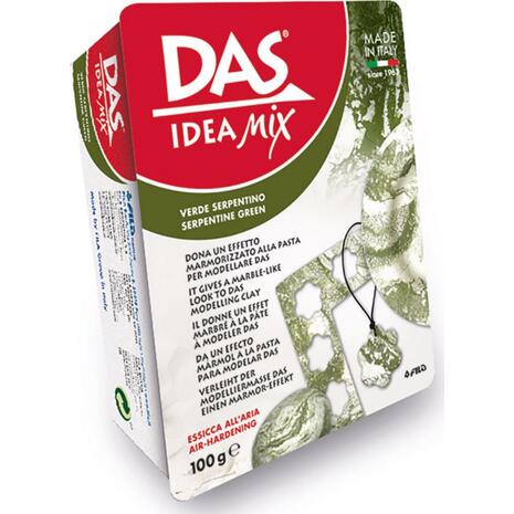 Πηλός DAS Idea mix πράσινο serpentine 100gr