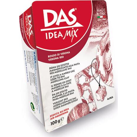 Πηλός DAS Idea mix Verona Red 100gr