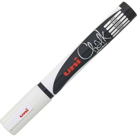 Μαρκαδόρος κιμωλίας UNI chalk PWE-5M White