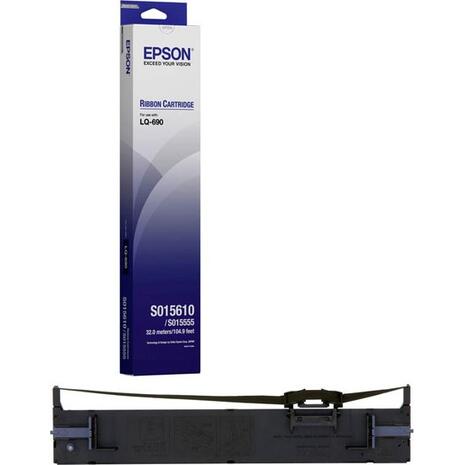 Μελανοταινία εκτυπωτή EPSON SO15610 LQ-690 (C13S015610) (Black)