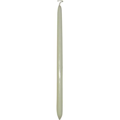 Λαμπάδα λευκή πασχαλινή 44cm μεγάλη
