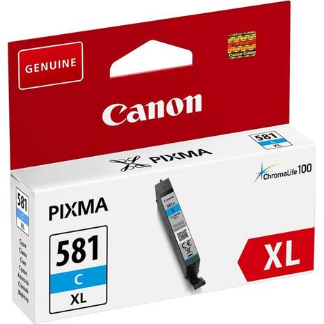 Μελάνι εκτυπωτή CANON CLI-581XL Cyan 8.3ml (2049C001) (Cyan)