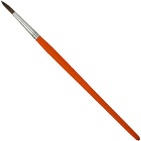 Πινέλο ακουαρέλας στρογγυλό Νο 9 κόκκινο